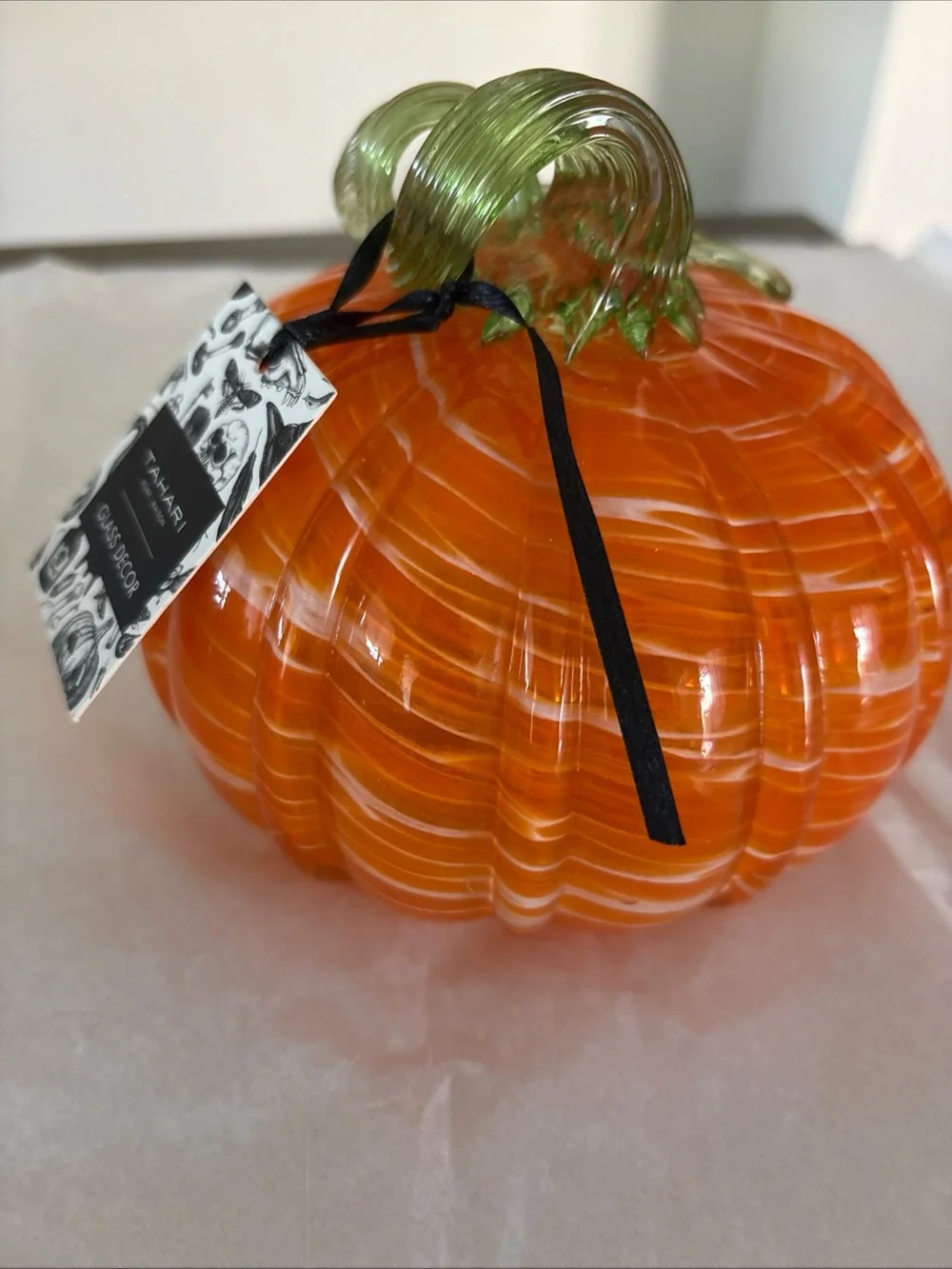 Tahari handblown glass